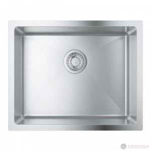 Kitchen sink for installation under the counter K700U, stainless steel