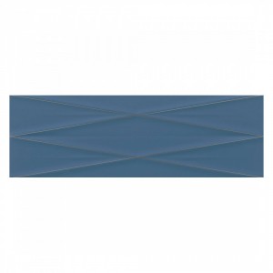 Плочки за баня GRAVITY marine blue silver inserto satin 24 x 74 см.