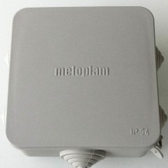 Разклонителна кутия ПКОМ Мелоплам , 80Х80Х45 мм. , сива