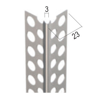 Corner aluminum 23х23 мм. , 3.0 м