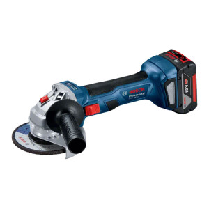 Cordless Angle grinder Bosch GWS 180-Li, 2x4Ah, suitcase