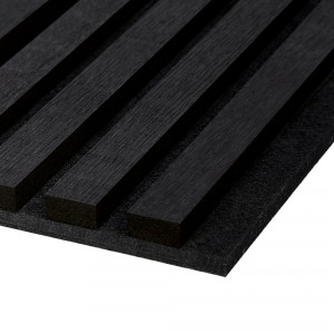 Acoustic panel BASIC 22 x 605 x 2440 mm, Black oak