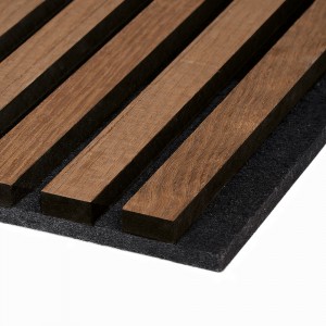 Acoustic panel BASIC 22 x 605 x 2440 mm, Oiled oak