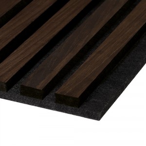 Acoustic panel BASIC 22 x 605 x 2440 mm, Smoked oak