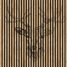 Acoustic panel DPrint 19x1133x1195 mm. , Deer , 2 pcs.