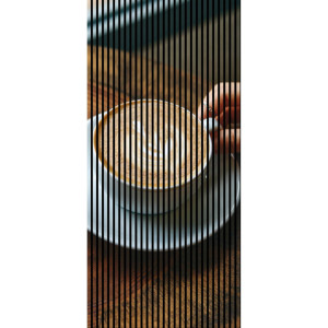 Acoustic panel DPrint 19x1133x2400 mm. , Coffee , 2 pcs.