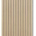 Acoustic panel Quanti 18х520x2440 mm , Light oak with gray polyester base