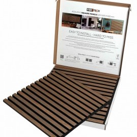 Acoustic panel BASIC 22 x 520 x 520 mm, 2 pcs , oiled oak