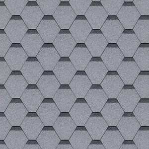 Битумни керемиди SBS Yoga Hexagonal , сива