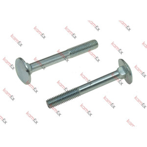  Car bolt DIN603, class 4.8, Zn, M8x40 mm.