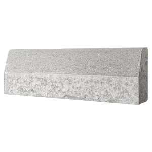 Бордюр градински 50х8х16 см , сив