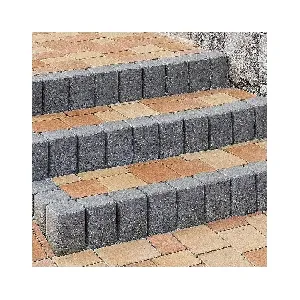 Бордюр мини палисада Klassik 11.5x11.5x35 см , сив