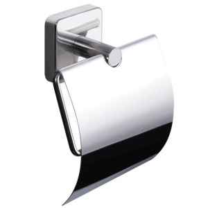 Toilet paper holder with lid Quattro