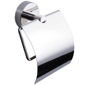 Toilet paper holder with lid UNO