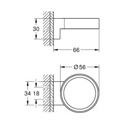 Holder Grohe Selection 41027AL0