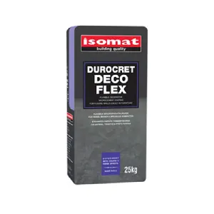 Декоративно покритие DUROCRET-DECO FLEX , бял , 25 кг