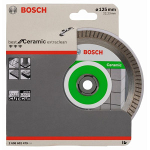 Диамантен диск за рязане на керамика Bosch 2608602479 , Extra-Clean , 125 мм.
