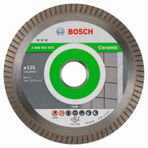 Диамантен диск за рязане на керамика Bosch 2608602479 , Extra-Clean , 125 мм.