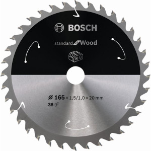 Circular saw blade Bosch 2608837686 , Standard for Wood , 165x20/16 36T