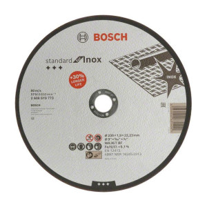 Диск за метал Bosch 2608619773 , Standard Inox , 230x1.9x22.23 мм.