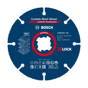 Cutting disc Bosch 2608901193 , XPERT CARBIDE MULTI WHEEL X-LOCK , Ф125