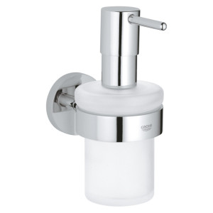 Liquid soap dispenser with holder Grohe Essentials 40448001
