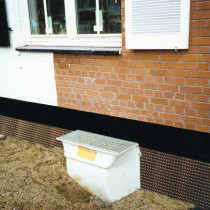 Drainage membrane FONDALINE, 400 years old, 1.5x20 m., black