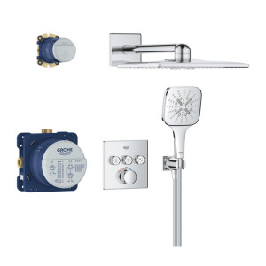 Душ система 34864000 Grohtherm SmartControl с Rainshower SmartActive 310 Cube