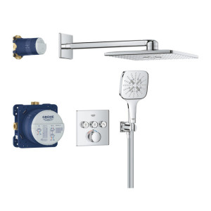 Душ система 34864000 Grohtherm SmartControl с Rainshower SmartActive 310 Cube