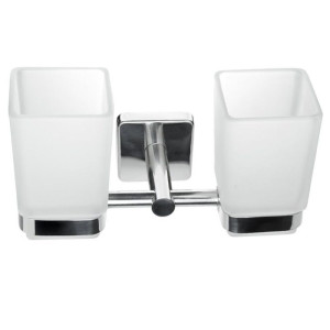 Double toothbrush holder and cups QUATTRO /4855/