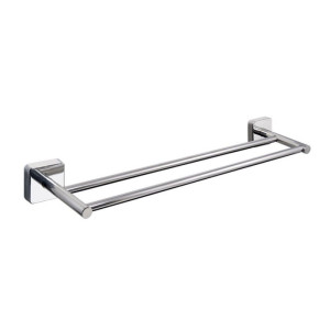 Double towel and bath towel rack QUATTRO 50 cm. /4252/