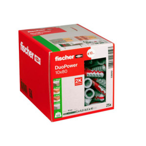 Universal dowel DUOPOWER 10x80, 25 pcs.