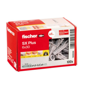 Concrete and masonry dowel Sx Plus 6x30, 100 pcs.