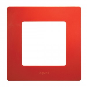 Единична рамка Legrand NILOE 397091 , червен