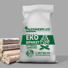  Eco briquettes made of wood , 20 kg.