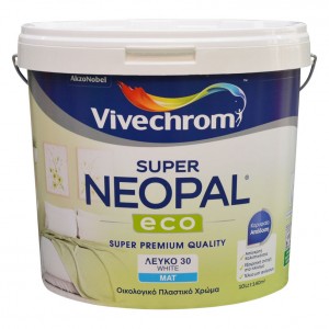 Екологична интериорна боя Super Neopal Eco , бяла , 10 л.