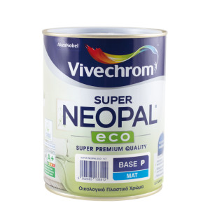 Екологична интериорна боя за тониране Super Neopal Eco , база TR , 970 мл.