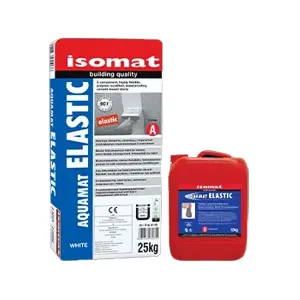 Elastic two-component waterproofing Aquamat Elastic , white , 35 кг.