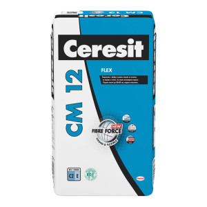 Elastic tile adhesive Ceresit CM 12 FLEX gray , 25 kg