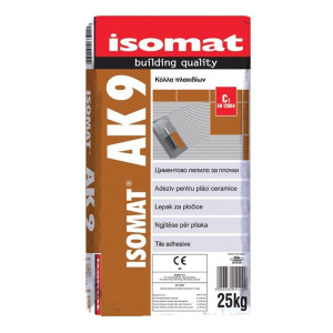 Лепило циментово за плочки ISOMAT AK-9 ,  25 кг.