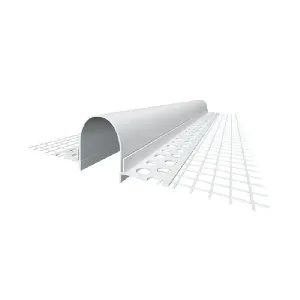  Фуга деформационна PVC с мрежа 30х20 см , 3 м
