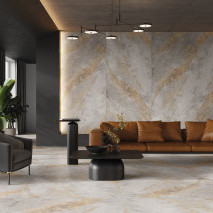 Гранитогрес Auric Light Grey rect , 1197x597x8 мм.