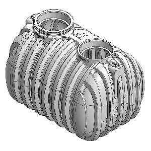 Хоризонтален резервоар ECO T 18000 , 1 ревизионен отвор , 18000 л