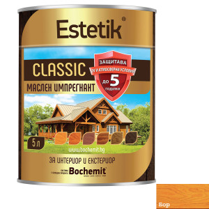 Импрегнант на маслена основа Bоchemit Estetik , цвят Бор, 5 л.