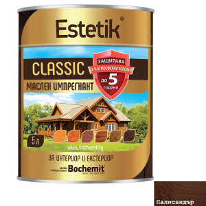 Oil-based impregnant Bоchemit Estetik , Rosewood color, 5 l.