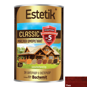 Импрегнант на маслена основа Bоchemit Estetik , цвят Тик , 1 л.