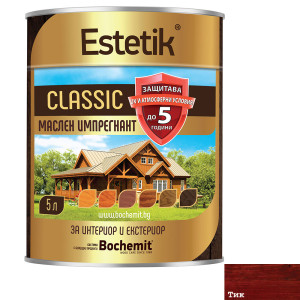 Импрегнант на маслена основа Bоchemit Estetik , цвят Тик , 5 л.
