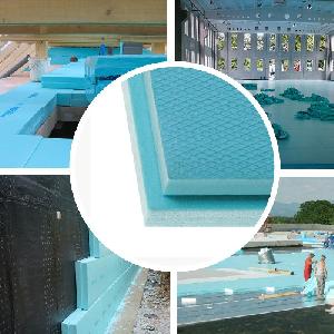 Изолационни плочи от екструдиран полистирен FIBRANxps ETICS GF , 1250 х 600 x 100 мм.