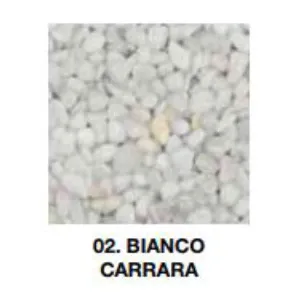 Stones for decorative stone carpets Natural Stone 2-4 мм Bianco Carrara , 25 кг