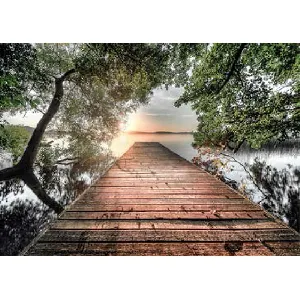 Картина върху платно в рамка Lake View EX505  , 85x113 см.
